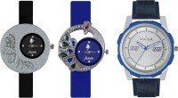 Volga Designer FVOLGA Beautiful New Branded Type Watches Men and Women Combo81 VOLGA Band Analog Watch  - For Couple   Watches  (Volga)