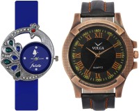 Frida Designer VOLGA Beautiful New Branded Type Watches Men and Women Combo54 Diamond Analog Watch  - For Couple   Watches  (Frida)