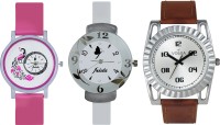Volga Designer FVOLGA Beautiful New Branded Type Watches Men and Women Combo164 VOLGA Band Analog Watch  - For Couple   Watches  (Volga)