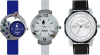 Volga Designer FVOLGA Beautiful New Branded Type Watches Men and Women Combo144 VOLGA Band Analog Watch  - For Couple   Watches  (Volga)