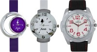 Frida Designer VOLGA Beautiful New Branded Type Watches Men and Women Combo726 VOLGA Band Analog Watch  - For Couple   Watches  (Frida)