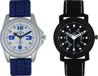 View Volga Branded Leather Quality Designer Dial Diwali Special Combo43 Designer Sport Looks WaterProof Mens Watch Analog Watch  - For Men Wrist Watches Price Online(Volga)