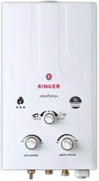 View Singer 6 L Gas Water Geyser(White, aqua jwala gas 6litre)  Price Online
