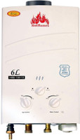 SURYA 6 L Gas Water Geyser (Surya 6L HBE-159-10, White, Red)