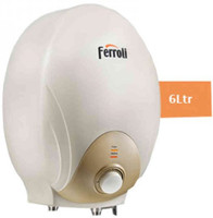 Ferroli 6 L Instant Water Geyser (Mito, Ivory)