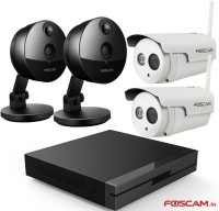 Foscam Foscam C1, FI9803P, FN3104H Set  Webcam(Black, White)   Laptop Accessories  (Foscam)