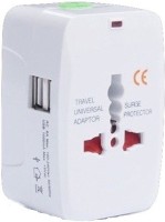 ROQ Multi-plug Universal Worldwide Adaptor(White)   Laptop Accessories  (ROQ)