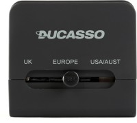 View Ducasso Travel Charger Worldwide Adaptor(Black) Laptop Accessories Price Online(Ducasso)