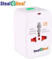 Stealodeal Universal Worldwide Adaptor(White)   Laptop Accessories  (Stealodeal)