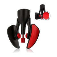 AGBO Pelvic Floor Kegel Hip Exercise Workout Equipment Pilates for Women Men Home Gym Ab Exerciser(Red)