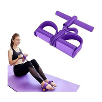 Vixora Pull Reducer Pedal Exerciser Body Trainer Resistance Bands Fitness Ab Exerciser(Multicolor)