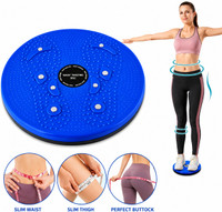 Rminit Tummy Twister AB Exercise Acupressure Fat Burning Weight Loss Step Machine Ab Exerciser(Blue)