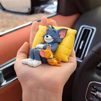 lavelupcreation 11 SLEEPING TOM & JERRY Car Dashboard Cover(Kia 1 Series)
