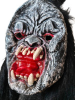 K A Enterprises Scary Fur Mask(Grey)
