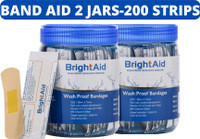BRIGHT AID Waterproof Bandaid (Pack of 2 Jar) Adhesive Band Aid(Set of 1)