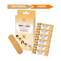 Medigrip Total Band Aid Fabric (Pack of 100) Adhesive Band Aid(Set of 1)