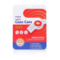 Leeford Cornex Corn Cap | Foot Corn Remover for Hard Skin & Calluses | Skin friendly Adhesive Band Aid(Set of 20)
