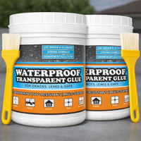 proapt Waterproof Transparent Glue for Cracks Leaks Gaps Strong Multi Surface Adhesive(600 g)