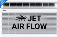 Haier 2025 Model 1.5 Ton 3 Star Window Air Flow, Anti Bacterial Filter, 54 High Ambient Performance, Dynamic Cooling, Top Flow AC  - White(HWU18TF-EW3BE- FS, Copper Condenser)