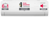 LG AI Convertible 6-in-1 Cooling 2024 Model 1.5 Ton 5 Star Split Dual Inverter 4 Way Swing, HD Filter with Anti-Virus Protection,VIRAAT Mode & ADC Sensor AC  - White(TS-Q19YNZE1, Copper Condenser)