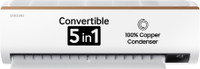 SAMSUNG Convertible 5-in-1 Cooling Mode 2023 Model 1.5 Ton 4 Star Split Inverter AC  - White(AR18CY4ZAGD/AR18CY4ZAGDNNA/AR18CY4ZAGDXNA, Copper Condenser)
