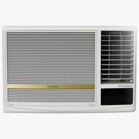 Hitachi 2025 Model 1.5 Ton 3 Star Window Inverter AC  - White(RAW318HHEO)