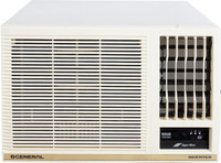 O-General 1.8 Ton 5 Star Window Inverter AC with Wi-fi Connect  - White Gold(AXGB22CHAA-B, Copper Condenser)