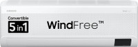 SAMSUNG Convertible 5-in-1 Cooling Mode 2023 Model 1.5 Ton 4 Star Split Inverter windfree Technology AC  - White(AR18CY4ARWK/AR18CY4ARWKNNA/AR18CY4ARWKXNA, Copper Condenser)