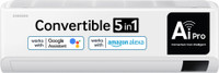 SAMSUNG AI pro 1.5 Ton 3 Star Split Inverter AC with Wi-fi Connect  - White(AR18CY3YAWK|AR18CY3YAWKNNA|AR18CY3YAWKXNA, Copper Condenser)