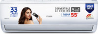 CRUISE 2026 Model 1 Ton 3 Star Split Inverter 5-in-1 Convertible, PM2.5 Filtration AC(CWCVBM-VQ3D123, White) Flipkart Deal