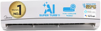 Midea 2025 Model 4 in 1 Convertible Cooling AI 1.5 Ton 3 Star Split Inverter HD� Filter with Auto Cleanser,SANTIS NEO RYL AC with Wi-fi Connect  - White(MAI18SD3R35W0, Copper Condenser)
