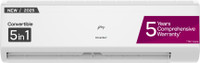 Godrej 2025 Model 1.5 Ton 5 Star Split Inverter 5-In-1 Convertible Cooling Heavy Duty Cooling at Extreme Temperature AC(EI 18I5T WZR, White)