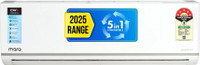 MarQ by Flipkart 2025 1 Ton 5 Star Split Inverter 5-in-1 Convertible with Turbo Cool Technology AC  - White(105IPG25WQ, Copper Condenser)