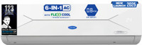 CARRIER 2025 Model AI Flexicool 6 in 1 Convertible 1.5 Ton 4 Star Split Inverter Dual Filtration with HD & PM 2.5 Filter, Auto Cleanser,ESTER EDGE FXi AC  - White(CAI19EE4R35F0)