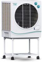 Symphony 51 L Desert Air Cooler(White, Jumbo 51 with_Trolley)