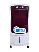 Flipkart SmartBuy 75 L Desert Air Cooler 3-Side Honeycomb, Motorised Louvers(White, Burgundy, Storm 75)