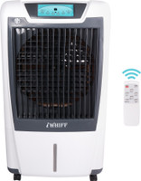novamax 100 L Desert Air Cooler(White, Black, I-Whiff Smart Touch & Remote Control With Honeycomb Cooling Technology)