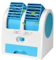 KS ENTERPRISES 3.99 L Room/Personal Air Cooler(Multicolor, Mini USB Cooler Portable Desk Table Fan Air Conditioning Adjustable Dual Air Out)   Air Cooler  (KS ENTERPRISES)