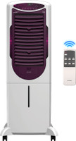 V-Guard 35 L Tower Air Cooler(White & Purple, Arido T35 H DG - Remote Control)