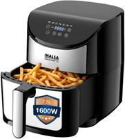 Inalsa QuickCrisp 7.5 Air Fryer For Home With Digital Control &7 Preset Air Fryer(7.5 L)