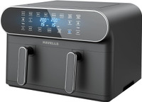 HAVELLS Prolife Delicia 85% Less Oil 10.5L Pan 8 Auto Pre-set Menu Dehydrator Mode Air Fryer(10.5 L)