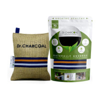 Dr. CHARCOAL Car Air Purifier Bag to remove Bad Smell & Moisture(Modish Kahki, 200g) Portable Car Air Purifier(Beige)