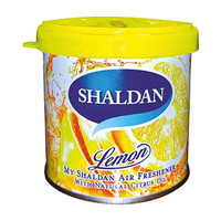 MY SHALDAN Lemon Air Freshner With Natural Citrus Oil ( 80gm ) Portable Car Air Purifier(Yellow)