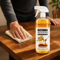 KRISONA1 Multipurpose Beeswax Wood Polish Spray, Furniture Cleaner & Shiner PACK 1 *(200 ml)