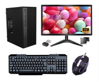 Frontech all in one i7 Core i7 (16 GB DDR4/2 TB/512 GB SSD/Windows 11 Home/22 Inch Screen/core i7 pc) with MS Office(Black)