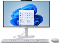 Lenovo A100 Core i3 (8 GB DDR4/512 GB SSD/Windows 11 Home/24 Inch Screen/F0J6005GIN) with MS Office(Cloud Grey, 42.2 cm x 53.9 cm x 18.5 cm, 4.3 kg)