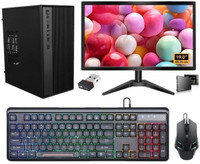 Adaone ADA Assembled Desktop Core i5 (8 GB DDR3/128 GB SSD/Windows 7 Ultimate/19 Inch Screen/ADA-04) with MS Office(Black)