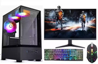 rionix 2000 Core i7 (16 GB DDR4/1 TB/128 GB SSD/Windows 11 Home/1 GB/20 Inch Screen/Intel Core I7 System) with MS Office(Black, 50 cm x 55 cm x 15 cm, 5 kg)