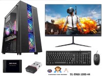 ZOONIS Budget Gaming Desktop for Fire Fire & GTA with 2GB Graphics Card Core i5 (8 GB DDR3/500 GB/128 GB SSD/Windows 10 Pro/8 GB/19 Inch Screen/Budget Gaming Desktop) with MS Office(Black)