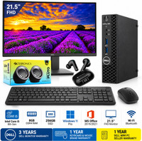 DELL intel Core i5 (9th Gen) (8 GB DDR4/256 GB SSD/Windows 11 Home/22 Inch Screen/SE2225HM) with MS Office(Black, 25 cm x 30 cm x 20 cm, 7 kg)